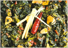 ラスーニ パラック サブジ