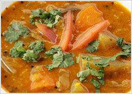 サンバー(野菜と豆のカレー)